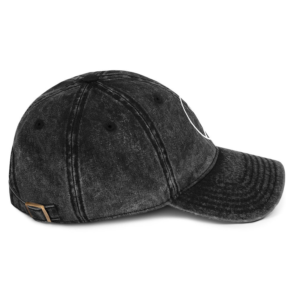 Life on the Narrow Road | Vintage Cap – Black - Image 3